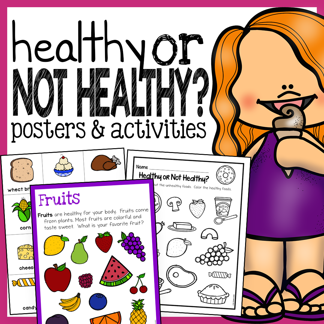 Healthy Foods Posters, Worksheets, and Activities - The Super Teacher