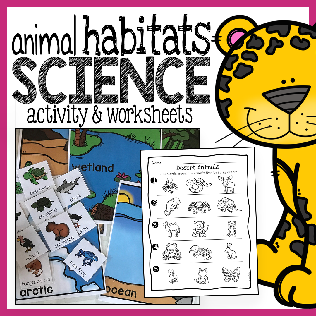 Animal Habitats Science Activity and Worksheets - The Super Teacher