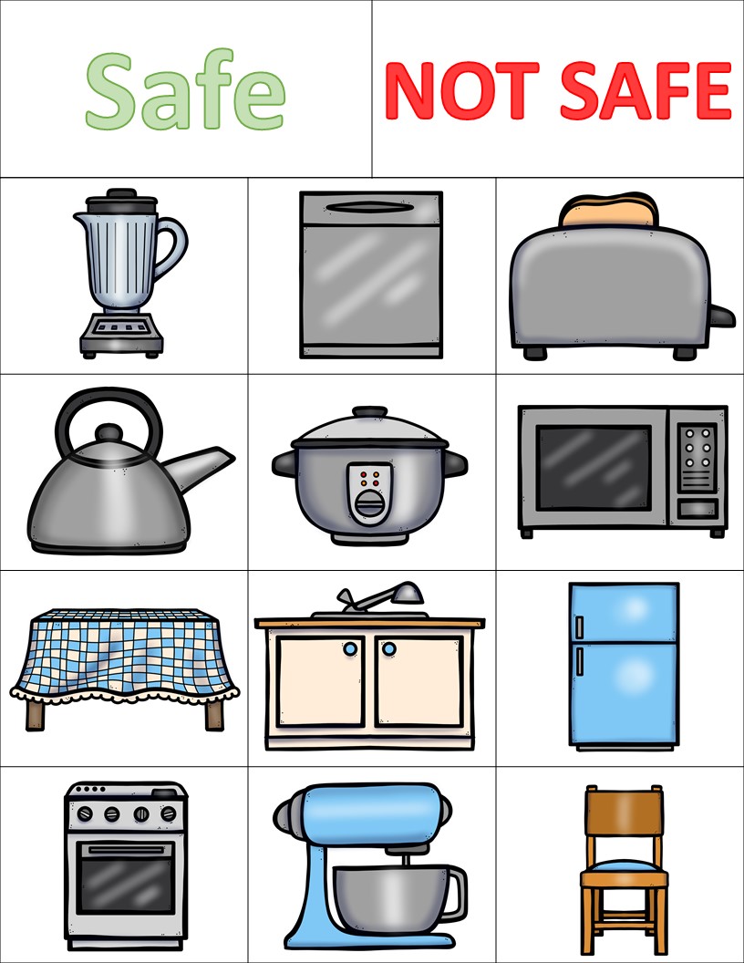 Kitchen Safety Worksheets And Activities Pack - The Super Teacher