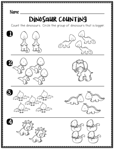 Dinosaur Number Fun