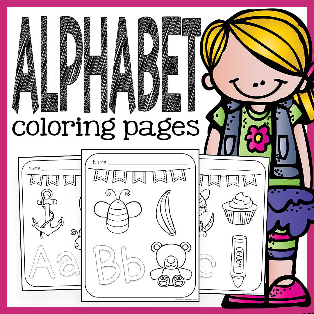 Letter Coloring Pages – Alphabet and Pictures