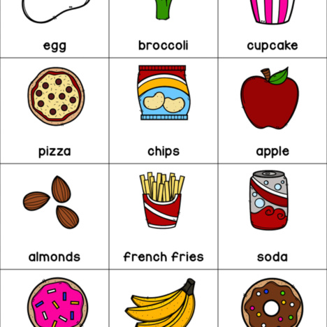 Healthy Foods Posters, Worksheets, and Activities – The Super Teacher