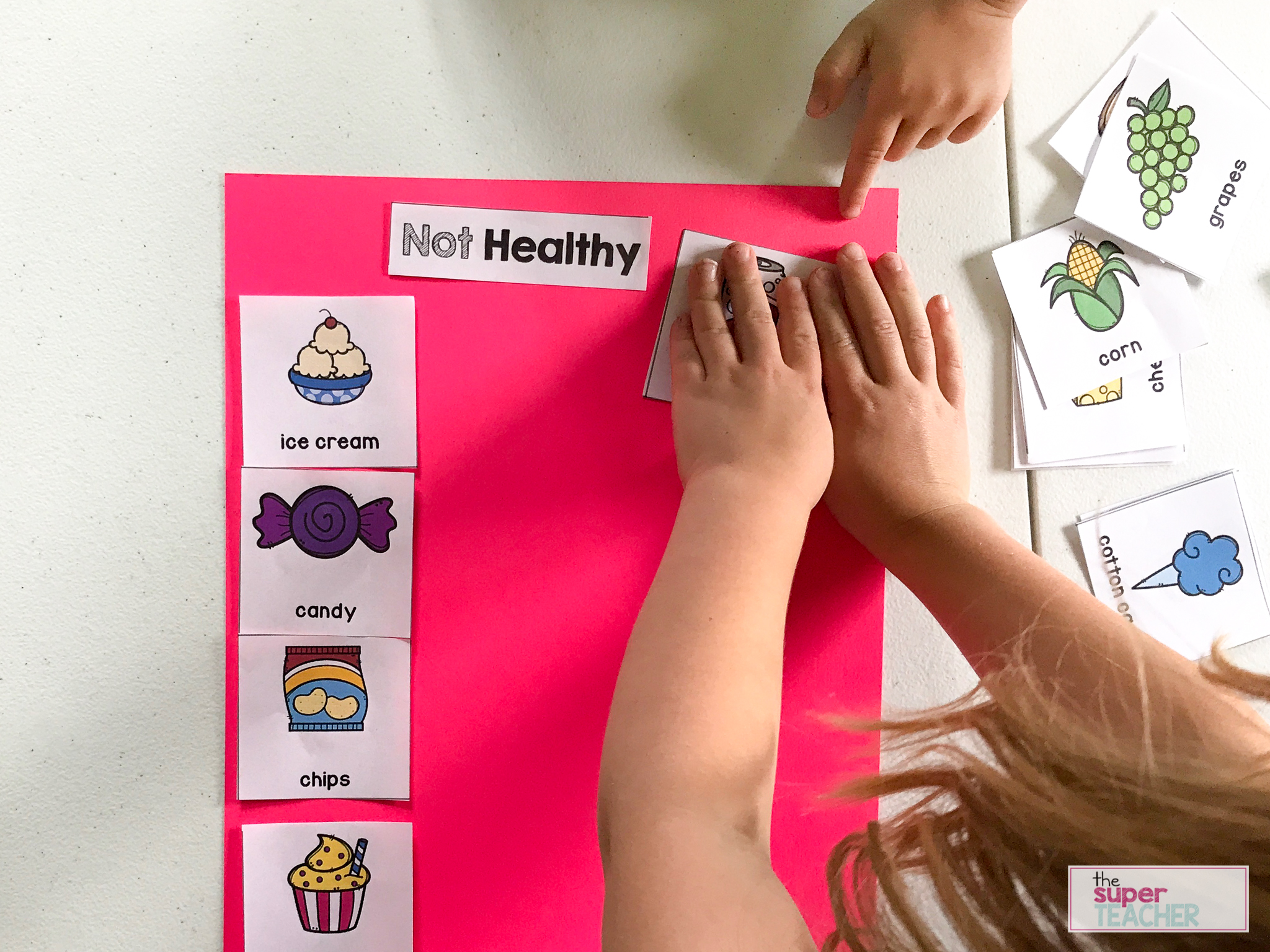 Healthy Foods Posters, Worksheets, and Activities