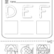 Letter Worksheets – Cut and Paste Printables – The Super Teacher