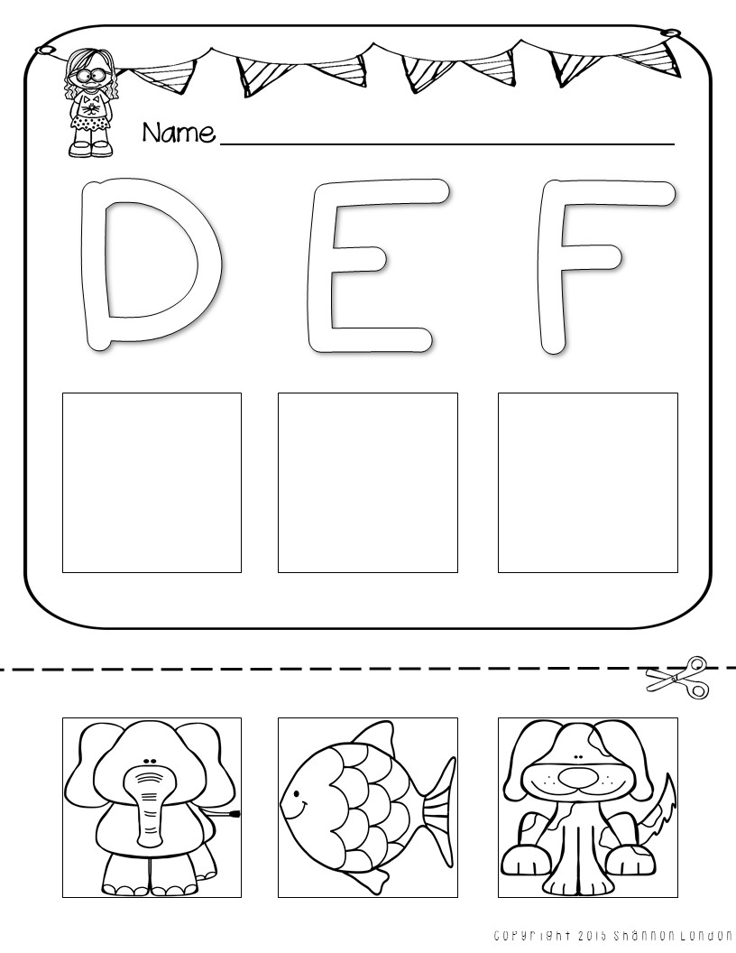 letter worksheets cut and paste printables the super teacher