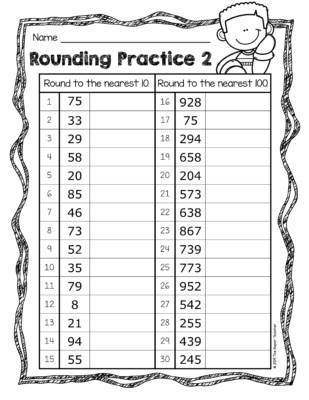 Free Rounding Practice Worksheets