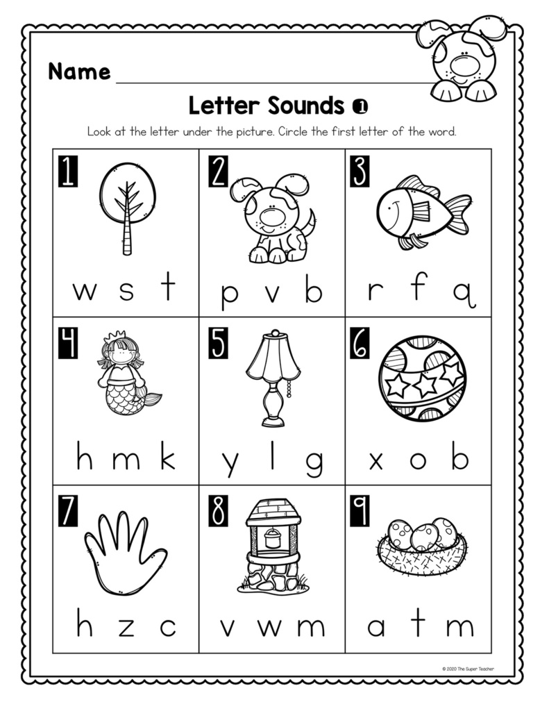 Letter Sound Worksheets