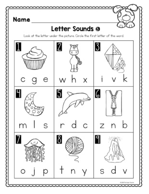 Letter Sound Worksheets