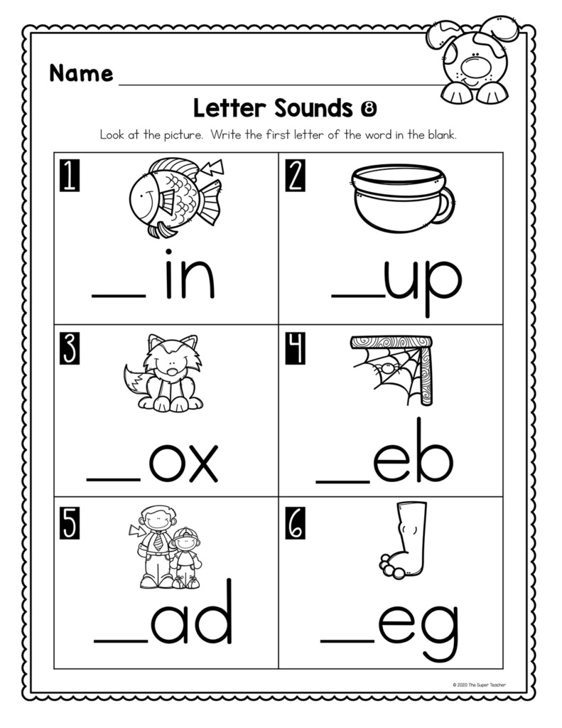 Letter Sound Worksheets